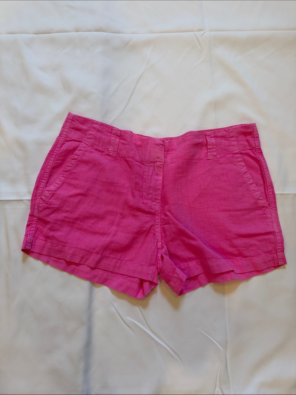 Vineyard Vines Hot Pink Linen Blend Shorts